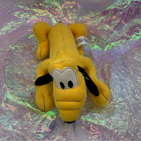 Disney Other - New Disney Parks Pluto Crafted Vintage 11 inch Retro toy Plush